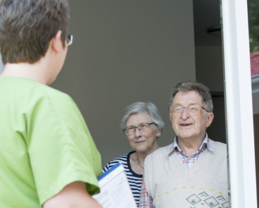 Häuslicher Pflegedienst Begrüßung